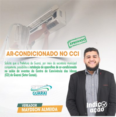 INDICAÇÃO VEREADOR MAYDSON ALMEIDA