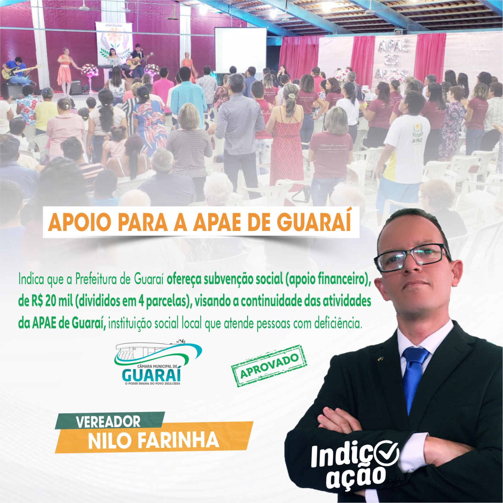 INDICAÇÃO VEREADOR NILO FARINHA