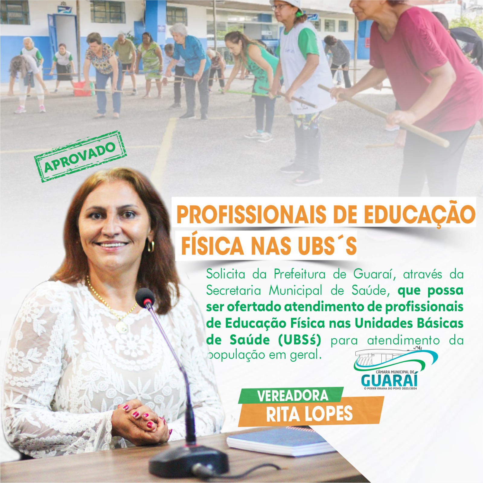 INDICAÇÃO VEREADORA RITA LOPES