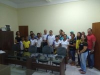 ALUNOS DA APAE VISITAM A CÂMARA MUNICIPAL