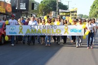Caminhada marca o “Setembro Amarelo” em Guaraí