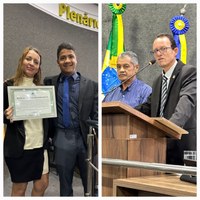 Consuelo Julião e Joaquim Damasceno são homenageados com moção de aplausos na Câmara de Guaraí