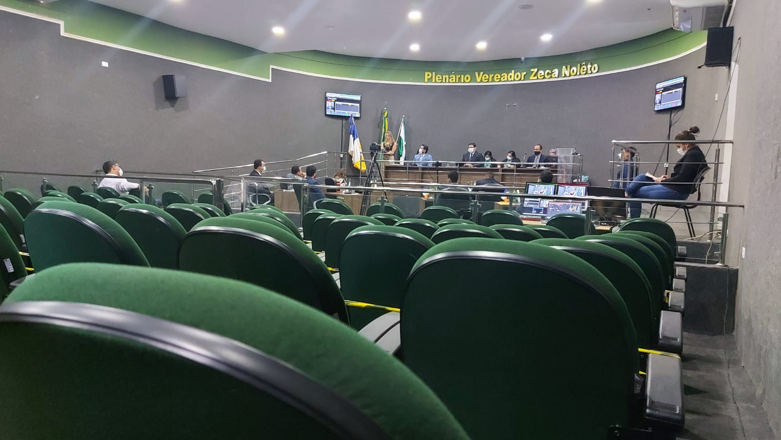 Diretora do HRG e secretário de Agricultura atendem convites e comparecem na Câmara de Guaraí