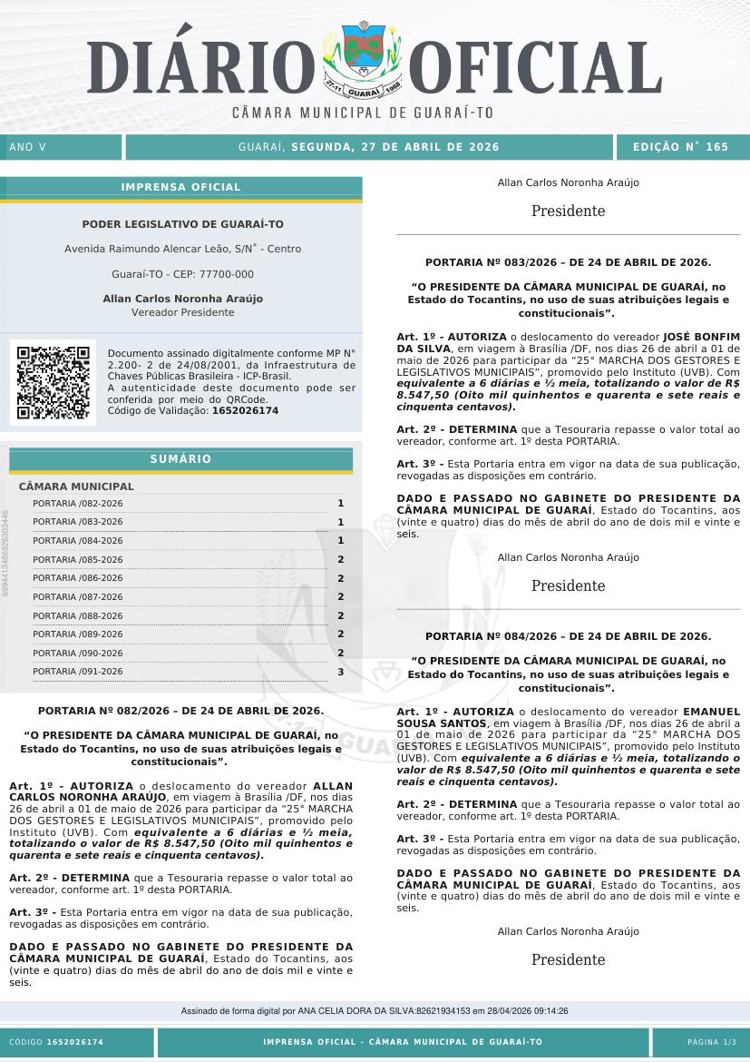 Capa da edição