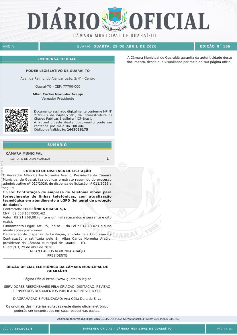 Capa da edição