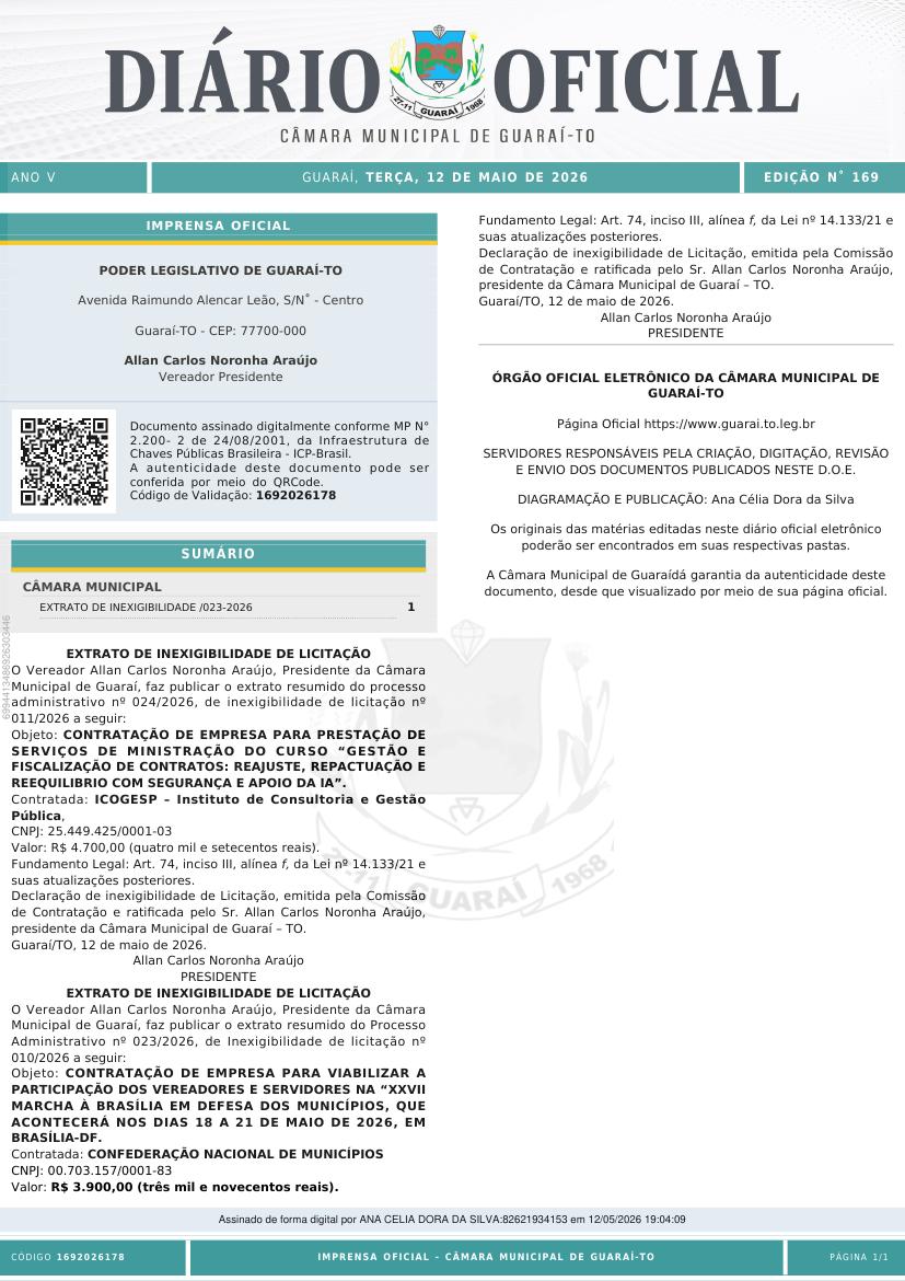Capa da edição