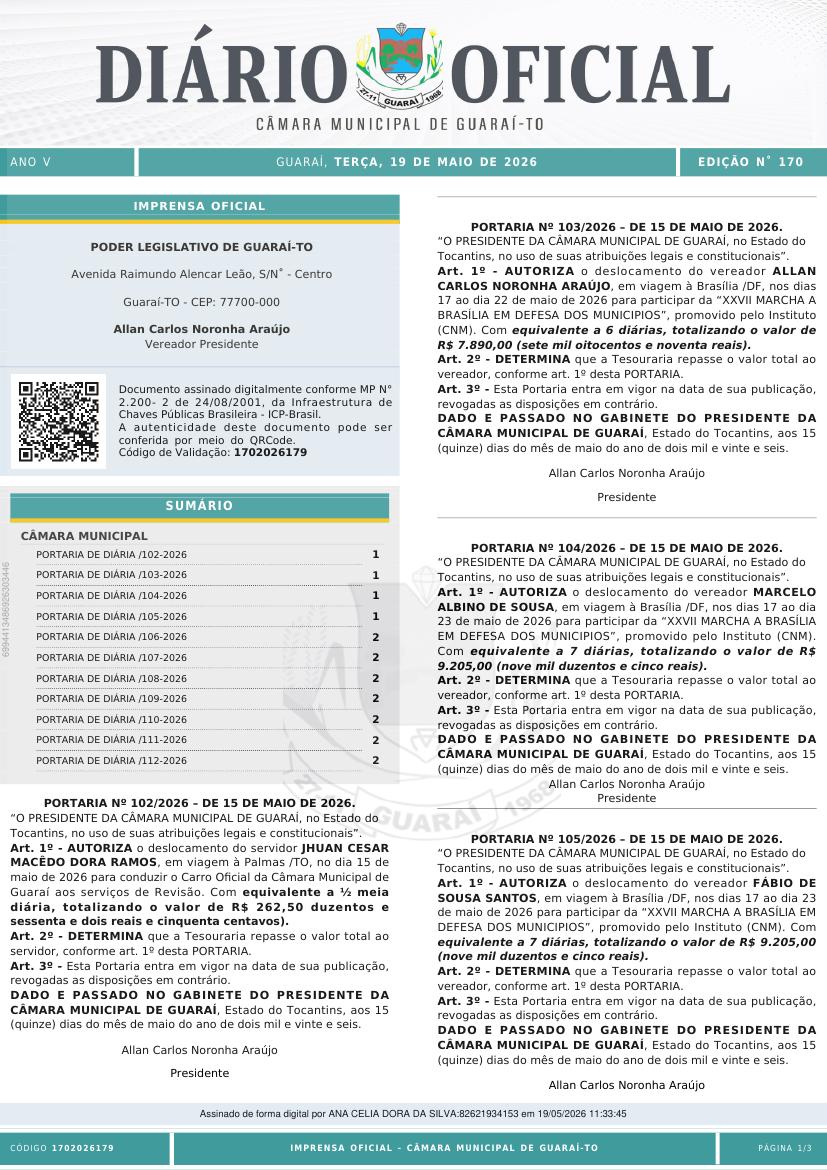 Capa da edição