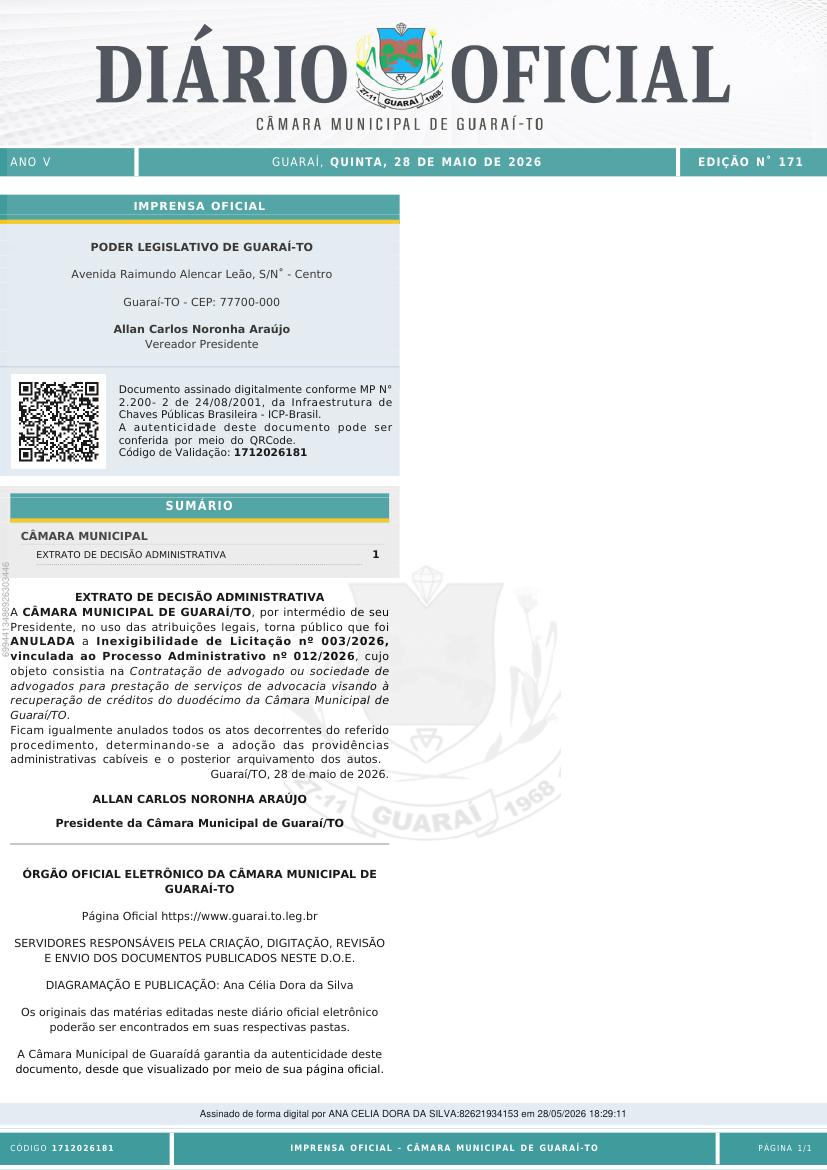 Capa da edição