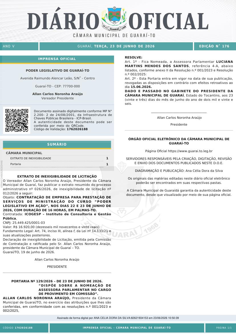 Capa da edição